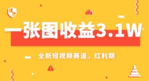 一张图收益3.1w，AI赛道新风口，小白无脑操作轻松上手-大磊资源网