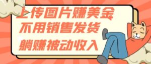 上传图片赚美金，不用销售发货躺赚被动收入-大磊资源网