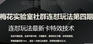 梅花实验室社群连怼玩法第四期：连怼最新卡特效方法-大磊资源网