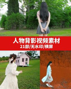 人物背影视频素材-大磊资源网