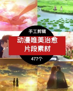 动漫卡通唯美治愈片段卡点素材-大磊资源网