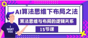AI算法思维下布局之法：算法思维与布局的逻辑关系-大磊资源网
