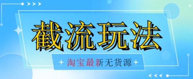 首发价值2980最新淘宝无货源不开车自然流超低成本截流玩法日入300+【揭秘】【1016更新】-大磊资源网