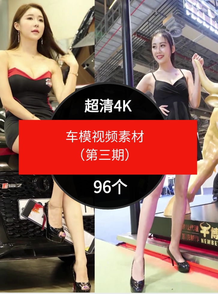 4K高清车模视频素材（第三期）-96个-大磊资源网