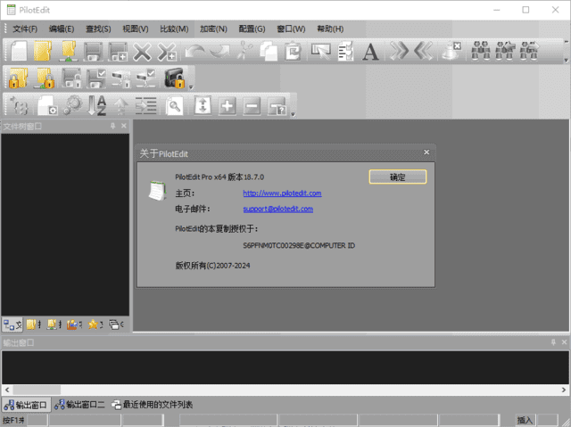 PilotEdit(功能强大的文本编辑软件)Prov19.6.0中文破解版-大磊资源网