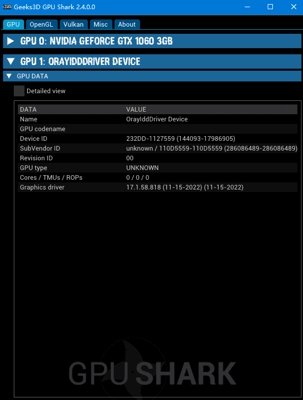 GPUShark(显卡GPU监视工具)v2.4绿色版-大磊资源网