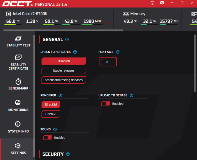 OCCT电脑硬件测试(烤鸡测试软件)v13.1.10.99便携版-大磊资源网