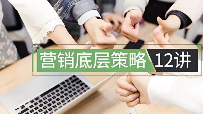 营销底层策略12讲-大磊资源网