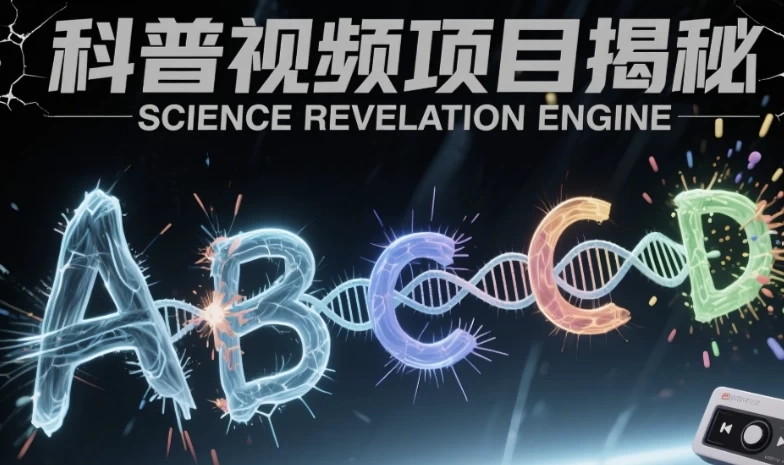 蓝海赛道科普视频项目揭秘，1分钟短片双重变现，轻松实现高收益-大磊资源网