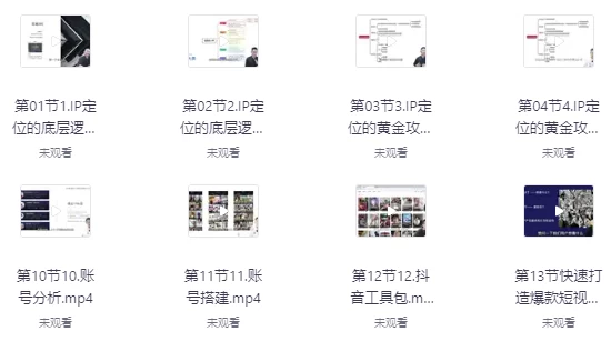 运动达人健身IP定位课-大磊资源网