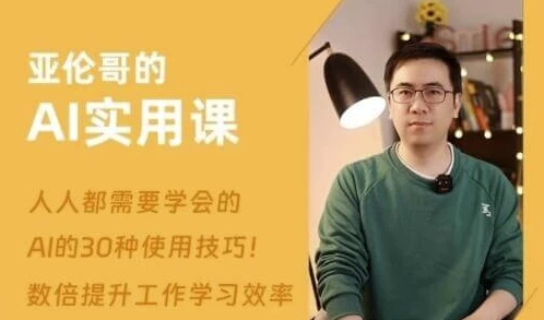 亚伦哥的AI实用课，工作效率提升数倍-大磊资源网