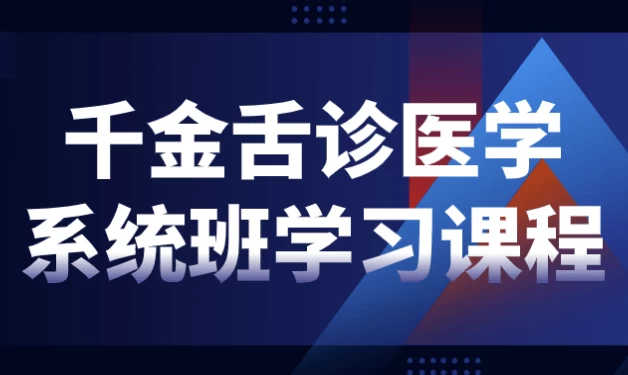 千金舌诊医学系统班学习课程-大磊资源网