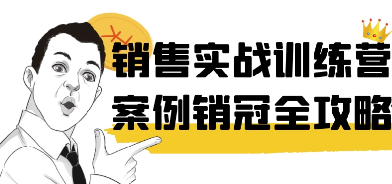 销售实战训练营案例销冠全攻略-大磊资源网
