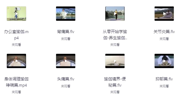 身体调理瑜伽课程-大磊资源网