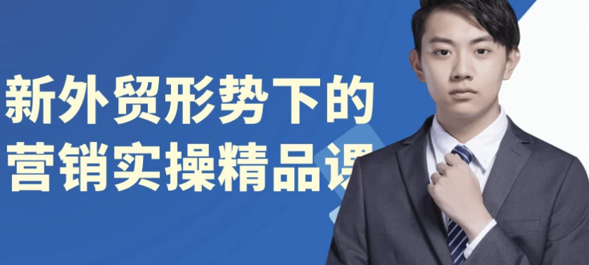新外贸形势下的营销实操精品课-大磊资源网
