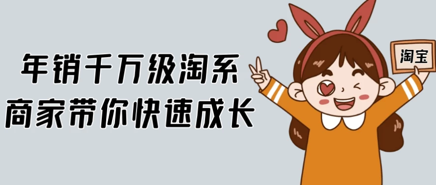 年销千万级淘系商家带你快速成长-大磊资源网