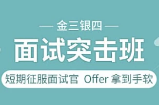 图灵课堂-金三银四面试突击班-大磊资源网