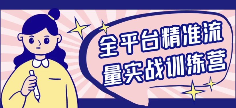 全平台精准流量实战训练营-大磊资源网