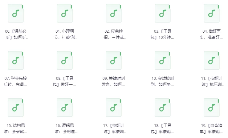 29堂即兴表达课，让你敢说、能说、会说，轻松升职加薪，搞定人际关系-大磊资源网