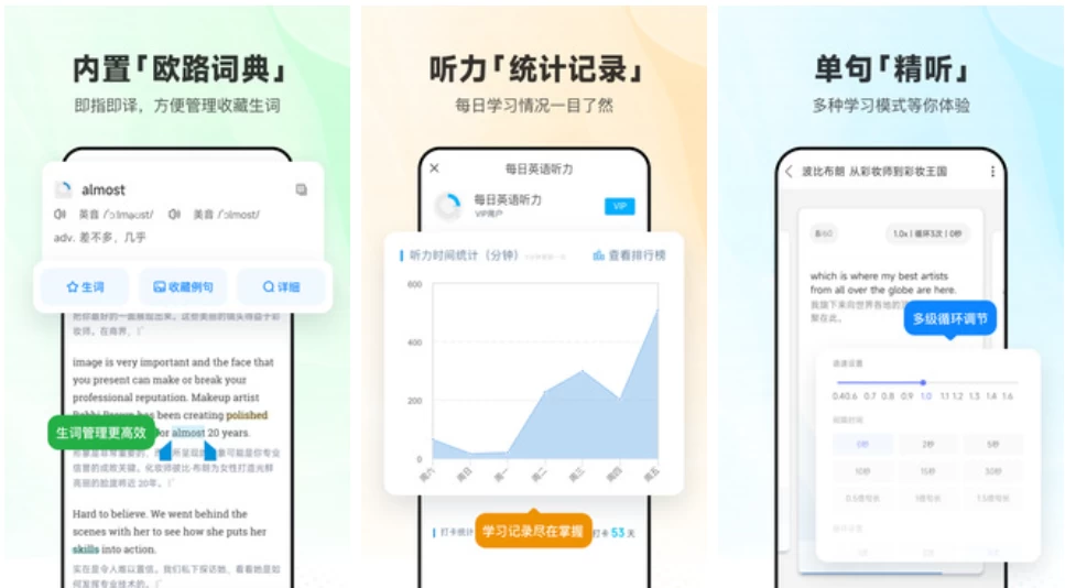 每日英语听力v11.3.3专为英语学习者设计的手机应用，解锁会员版-大磊资源网