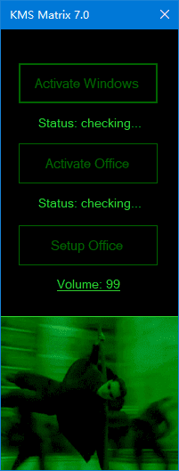 KMSMatrix(windows/office⼀键激活⼯具)v7.1绿色版-大磊资源网