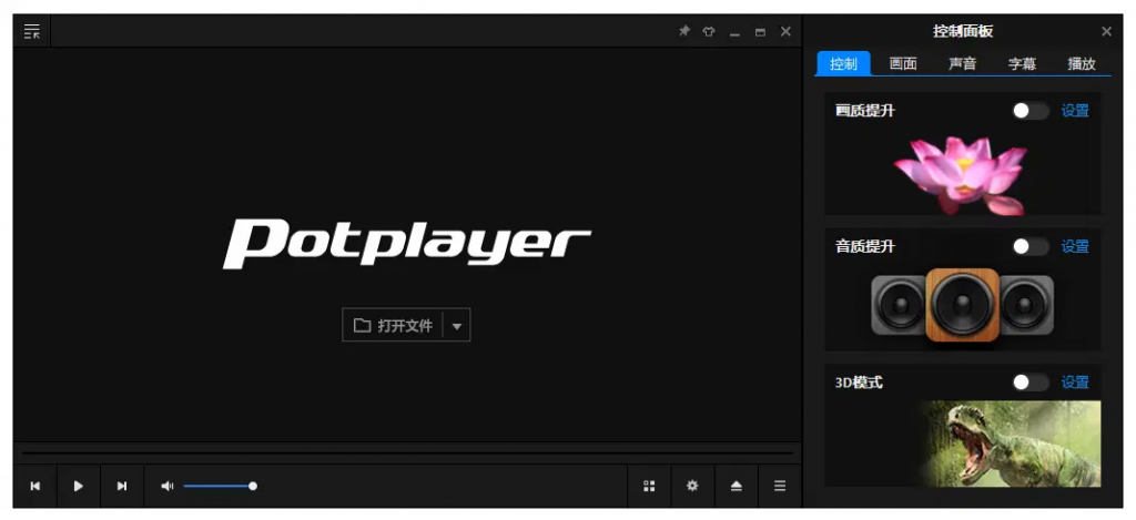 视频播放器PotPlayer美化增强版（1.7.22446.0/250207Dev）-大磊资源网
