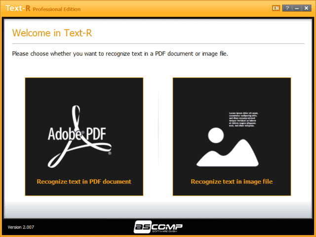 ASCOMPText-R(OCR文字识别软件)Prov2.009便携版-大磊资源网